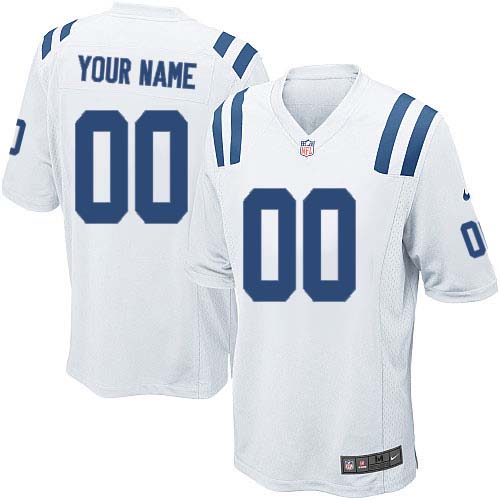 Nike Indianapolis Colts Customized White Stitched Youth NFL Jersey